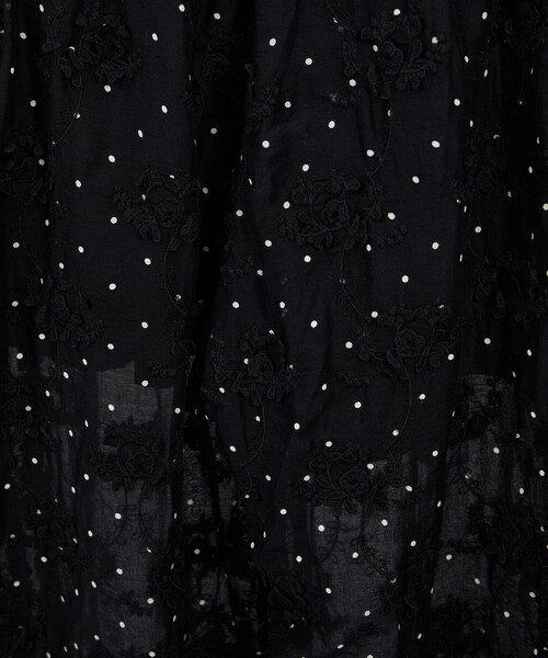 crinkle crinkle crinkle】別注3D刺繍サイドフリルドットパンツ