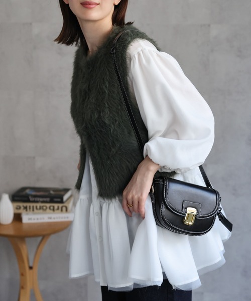 model：162cm 着用サイズ：F