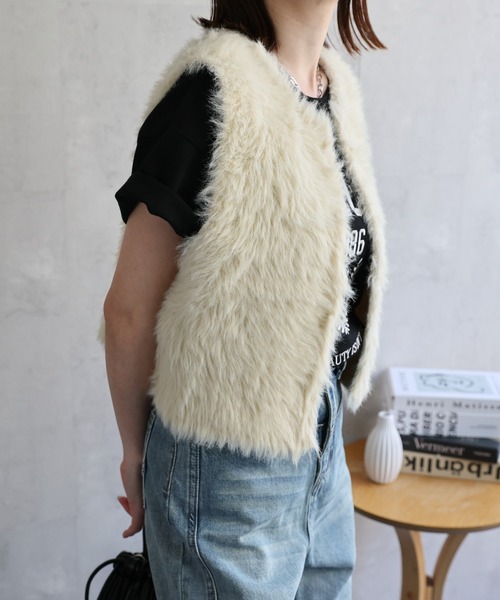 model：162cm 着用サイズ：F