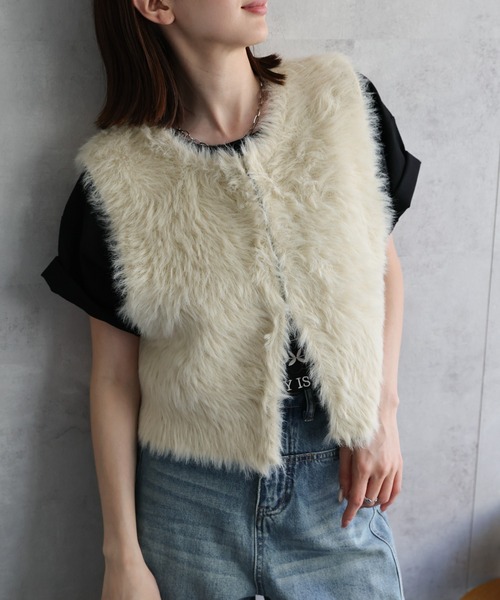 model：162cm 着用サイズ：F