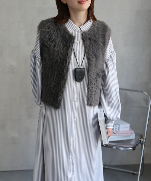 model：162cm 着用サイズ：F