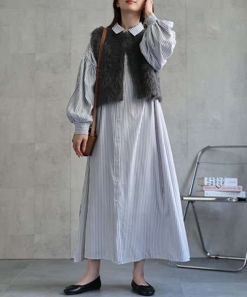 model：162cm 着用サイズ：F