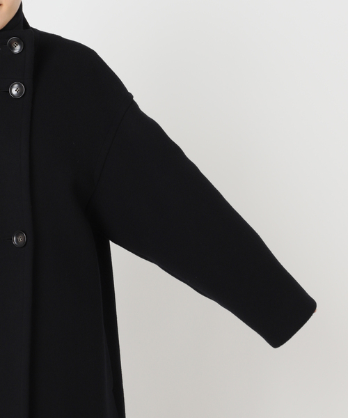 CITYSHOP（シティーショップ）の「《追加》STAND NECK コート 2（その他アウター・レディース・ブラック・38/36）」の15枚目の写真