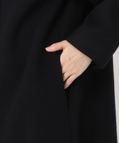 CITYSHOP（シティーショップ）の「《追加》STAND NECK コート 2（その他アウター・レディース・ブラック・38/36）」の17枚目の写真