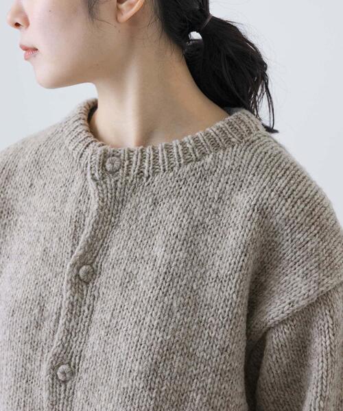 2サイズ展開』ペルーニットカーディガン（ニット/セーター）｜かぐれ