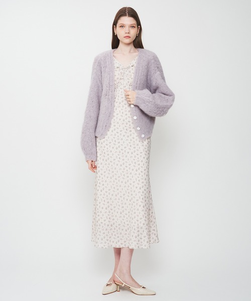 ME COUTURE(ミークチュール)の「Petit bouquet ドレス(ワンピース・レディース・ピンク/アイボリー・00/FREE)」の12枚目の写真