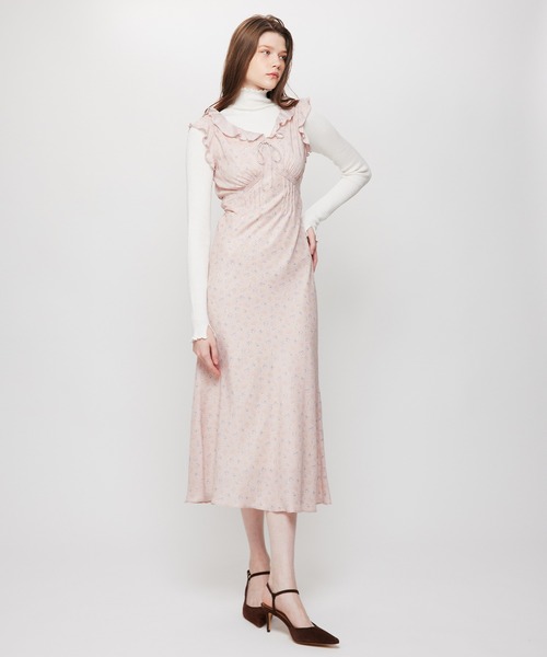 ME COUTURE(ミークチュール)の「Petit bouquet ドレス(ワンピース・レディース・ピンク/アイボリー・00/FREE)」の9枚目の写真