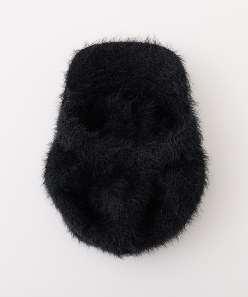 one after another NICE CLAUP(ワンアフターアナザーナイスクラップ)の「シャギーキャスケット(キャスケット・レディース・ブラック/ホワイト・FREE)」の4枚目の写真