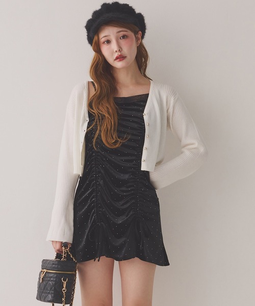 one after another NICE CLAUP(ワンアフターアナザーナイスクラップ)の「シャギーキャスケット(キャスケット・レディース・ブラック/ホワイト・FREE)」の12枚目の写真