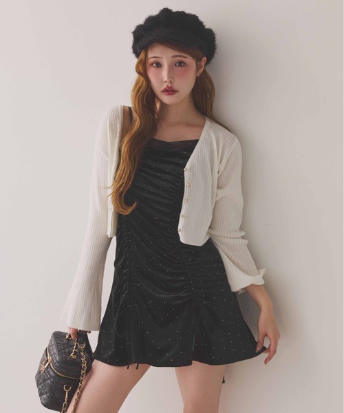 one after another NICE CLAUP(ワンアフターアナザーナイスクラップ)の「シャギーキャスケット(キャスケット・レディース・ブラック/ホワイト・FREE)」の13枚目の写真