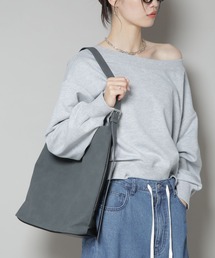 NANO universe | フェイクスエードコンビスクエアショルダーバッグ(ショルダーバッグ)