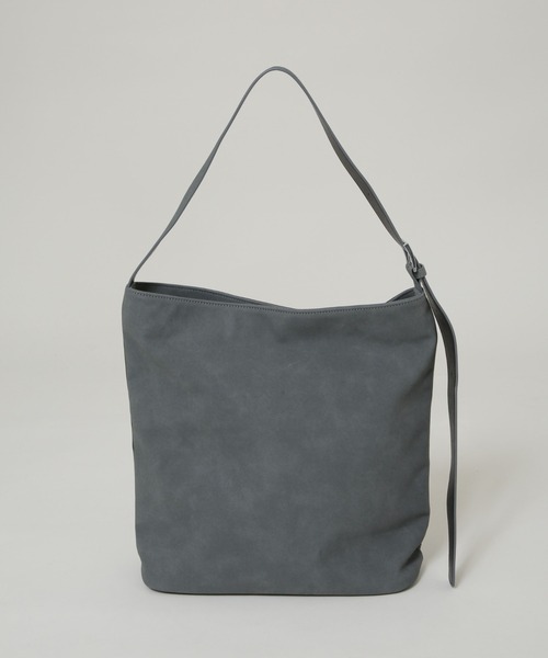 NANO universe（ナノユニバース）の「フェイクスエードコンビスクエアショルダーバッグ（ショルダーバッグ・レディース・ブラック/ベージュ・F）」の10枚目の写真