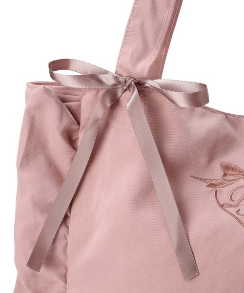 Amourire girl（アムリールガール）の「フリルリボンBAG（トートバッグ・キッズ・オフホワイト/ピンク・FREE）」の20枚目の写真