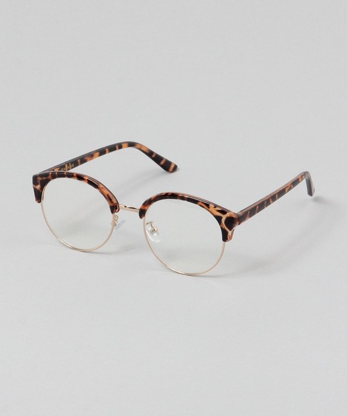 JEANASIS（ジーナシス）の「アイブローメガネ/580492（メガネ・レディース・ブラウン/ブラック・FREE）」の2枚目の写真