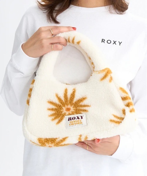 ROXY/ロキシー トートバッグ ALL DAY MINI BAG フラワー柄ボアトート