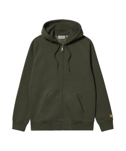 Carhartt WIP(カーハートダブリューアイピー)の「HOODED CHASE JACKET(パーカー・メンズ・カーキ/ブラック・SMALL/MEDIUM/LARGE/X-LARGE)」の1枚目の写真