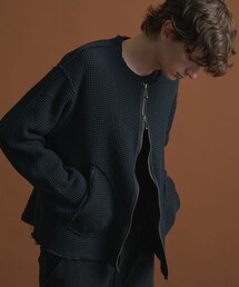 PUBLIC TOKYO（パブリックトウキョウ）の「NAPRON/SHIOTA　ワッフルカーディガン（カーディガン/ボレロ）」