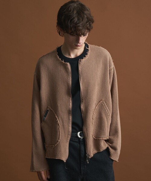 NAPRON/SHIOTA ワッフルカーディガン（カーディガン/ボレロ）｜PUBLIC
