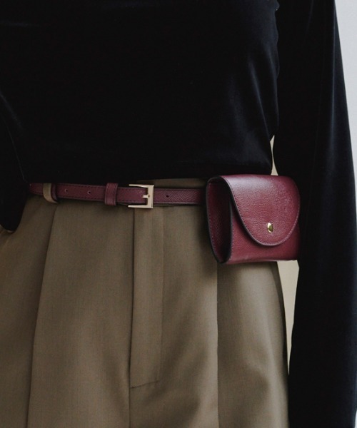 セール】レザーベルトポーチ（ポーチ）｜anuans（アニュアンス）の