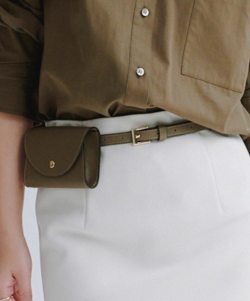レザーベルトポーチ（ポーチ）｜anuans（アニュアンス）のファッション