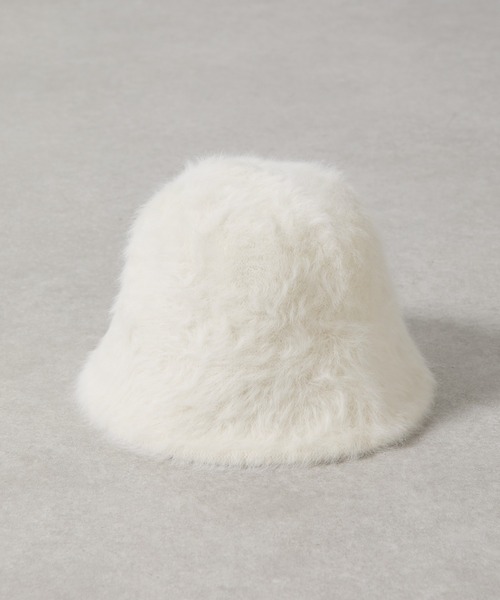 COLONY 2139(コロニートゥーワンスリーナイン)の「シャギーバケットハット(ハット・レディース・アイボリー/ブラック/グレイッシュベージュ・FREE)」の17枚目の写真