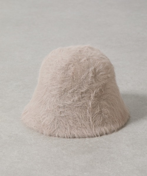 COLONY 2139(コロニートゥーワンスリーナイン)の「シャギーバケットハット(ハット・レディース・アイボリー/ブラック/グレイッシュベージュ・FREE)」の10枚目の写真