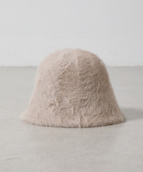 COLONY 2139(コロニートゥーワンスリーナイン)の「シャギーバケットハット(ハット・レディース・アイボリー/ブラック/グレイッシュベージュ・FREE)」の9枚目の写真