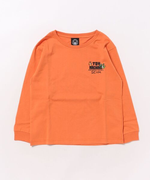 TOY MACHINE(トイ マシーン)の「TOY MACHINE/トイマシーン SCUM L/S T キッズ ロンT 25A903-42(Tシャツ/カットソー・キッズ・ブラック/ホワイト/オレンジ・130cm/140cm/150cm/160cm)」の17枚目の写真