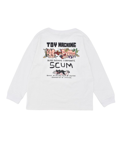 TOY MACHINE(トイ マシーン)の「TOY MACHINE/トイマシーン SCUM L/S T キッズ ロンT 25A903-42(Tシャツ/カットソー・キッズ・ブラック/ホワイト/オレンジ・130cm/140cm/150cm/160cm)」の7枚目の写真