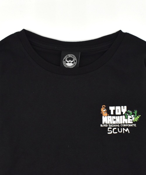 TOY MACHINE(トイ マシーン)の「TOY MACHINE/トイマシーン SCUM L/S T キッズ ロンT 25A903-42(Tシャツ/カットソー・キッズ・ブラック/ホワイト/オレンジ・130cm/140cm/150cm/160cm)」の10枚目の写真