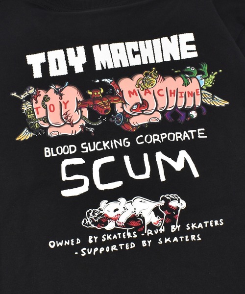 TOY MACHINE(トイ マシーン)の「TOY MACHINE/トイマシーン SCUM L/S T キッズ ロンT 25A903-42(Tシャツ/カットソー・キッズ・ブラック/ホワイト/オレンジ・130cm/140cm/150cm/160cm)」の13枚目の写真