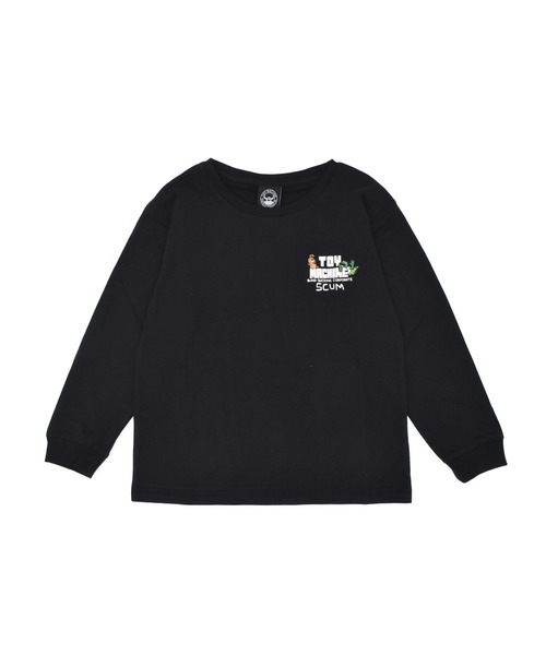 TOY MACHINE(トイ マシーン)の「TOY MACHINE/トイマシーン SCUM L/S T キッズ ロンT 25A903-42(Tシャツ/カットソー・キッズ・ブラック/ホワイト/オレンジ・130cm/140cm/150cm/160cm)」の8枚目の写真