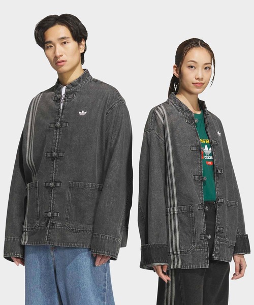 ☆8027 adidas トラックトップ ジェンダーニュートラル ブラック M アディダス トラックジャケット（ジェンダーニュートラル