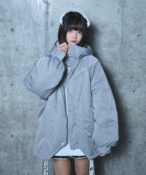 セール】ハイネック 中綿 ミドルコート（ダウンジャケット/コート