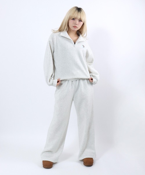 セール】T&C（タウンアンドカントリー）ハーフジップスウェット