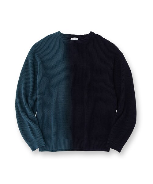 tk.TAKEO KIKUCHI(ティーケータケオキクチ)の「グラデダイニットプルオーバー(ニット/セーター・メンズ・ライトグレー/ブラック/ブラウン系その他/ネイビー・01/02/03)」の5枚目の写真