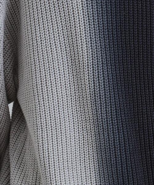 tk.TAKEO KIKUCHI(ティーケータケオキクチ)の「グラデダイニットプルオーバー(ニット/セーター・メンズ・ライトグレー/ブラック/ブラウン系その他/ネイビー・01/02/03)」の20枚目の写真