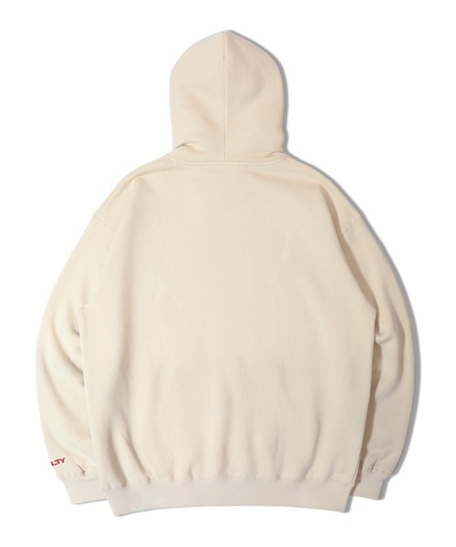 KELTY(ケルティ)の「KELTY MINI LOGO SWEATPARKA(パーカー・メンズ・グレー/ブラック/ベージュ/ホワイト・M/L/XL)」の7枚目の写真