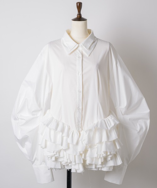 LA BELLE ETUDE(ラベルエチュード)の「"Prima" blouse(シャツ/ブラウス・レディース・ホワイト/ブラック・FREE)」の19枚目の写真