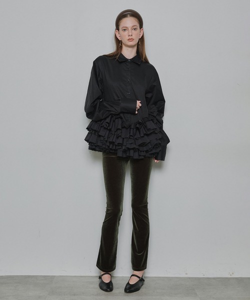 LA BELLE ETUDE(ラベルエチュード)の「"Prima" blouse(シャツ/ブラウス・レディース・ホワイト/ブラック・FREE)」の6枚目の写真