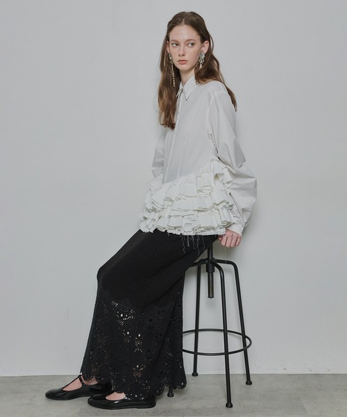 LA BELLE ETUDE(ラベルエチュード)の「"Prima" blouse(シャツ/ブラウス・レディース・ホワイト/ブラック・FREE)」の13枚目の写真