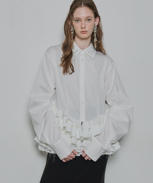 LA BELLE ETUDE(ラベルエチュード)の「"Prima" blouse(シャツ/ブラウス・レディース・ホワイト/ブラック・FREE)」の8枚目の写真