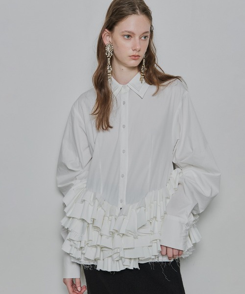 LA BELLE ETUDE(ラベルエチュード)の「"Prima" blouse(シャツ/ブラウス・レディース・ホワイト/ブラック・FREE)」の3枚目の写真