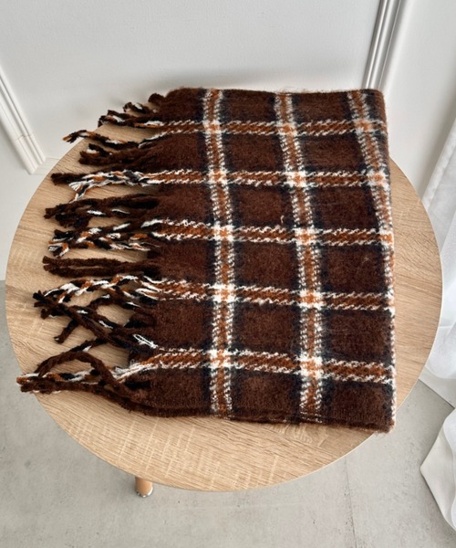 セール】ボリュームチェックマフラー（マフラー）｜SOLLON.（ソルロン