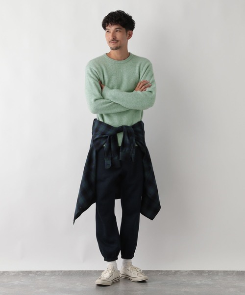 FOUND GOOD（ファウンドグッド）の「フワフワニットプルオーバー2（ニット/セーター・メンズ・ブルー系/グレー系/グリーン系1/ブラック/ベージュ・XL/M/L/S）」の20枚目の写真