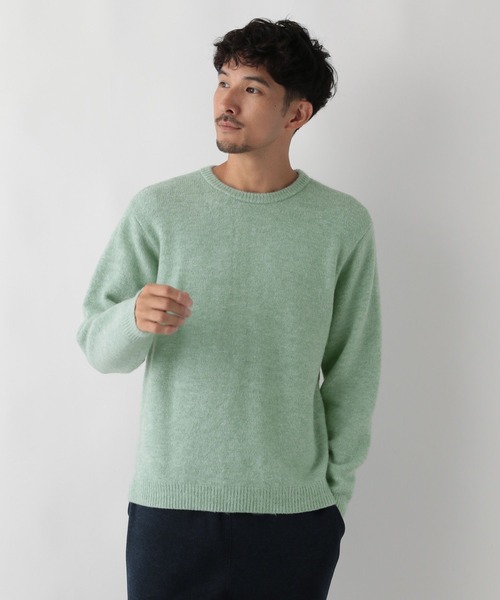 FOUND GOOD（ファウンドグッド）の「フワフワニットプルオーバー2（ニット/セーター・メンズ・ブルー系/グレー系/グリーン系1/ブラック/ベージュ・XL/M/L/S）」の22枚目の写真