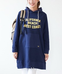 Ocean Pacific | 【OP / オーピー】レディースパーカーワンピース/裏毛カレッジロゴドローコード付きスウェットワンピ(ワンピース)