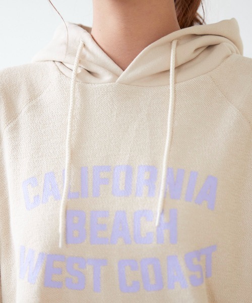 Ocean Pacific（オーシャンパシフィック）の「【OP / オーピー】レディースパーカーワンピース/裏毛カレッジロゴドローコード付きスウェットワンピ（ワンピース・レディース・ベージュ/杢グレー/ネイビー・LARGE/MEDIUM）」の20枚目の写真