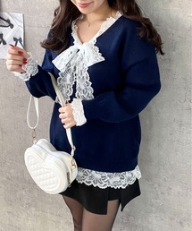 plantation プランテーション　異素材ドッキングプルオーバー　美品 異素材ドッキング プルオーバー」に該当するファッション通販 - ZOZOTOWN