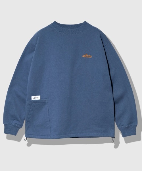 Mountain Mania(マウンテンマニア)の「Mountain Mania/マウンテンマニア Original Heavy Weight Sweat Crew(スウェット・メンズ・杢グレー/ブルー系その他/ブラック・MEDIUM/LARGE/X-LARGE)」の3枚目の写真